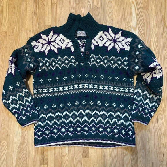 nuevo americana | 100% Wool Chunky Knit Sweater - Picture 1 of 10